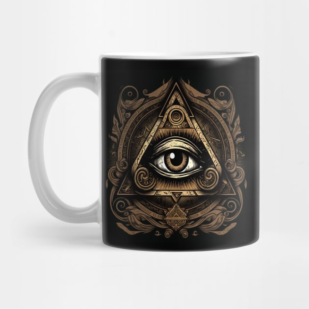 illuminati-inspired, eye by Buff Geeks Art